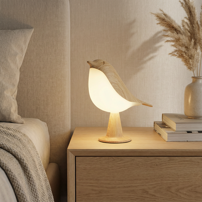 Lunara™ Houten Vogellamp | Creëer een warme, rustgevende sfeer in elke kamer