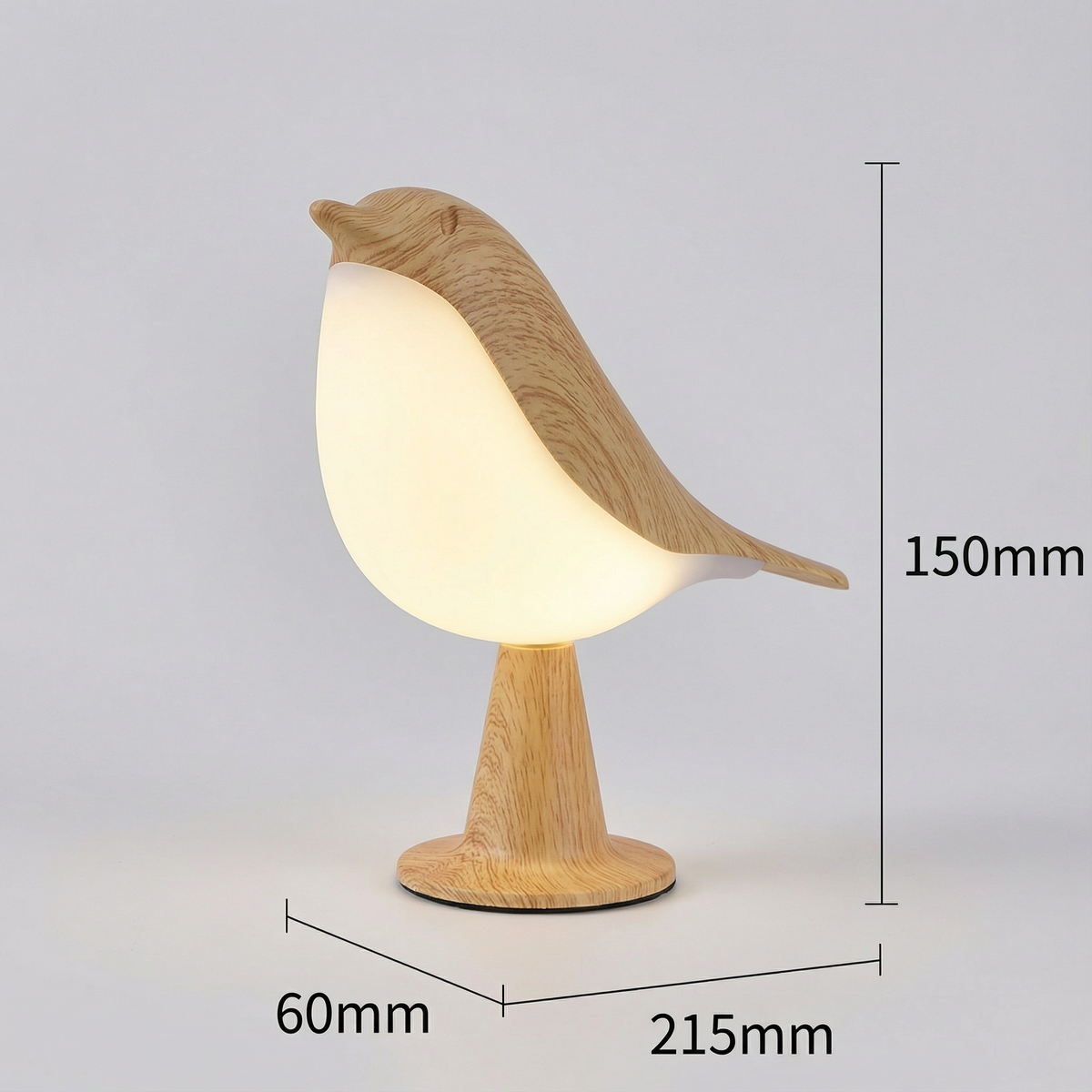 Lunara™ Houten Vogellamp | Creëer een warme, rustgevende sfeer in elke kamer