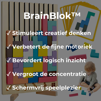 TEST BrainBlok™ Montessori Houten Stapelpuzzel (kopie)
