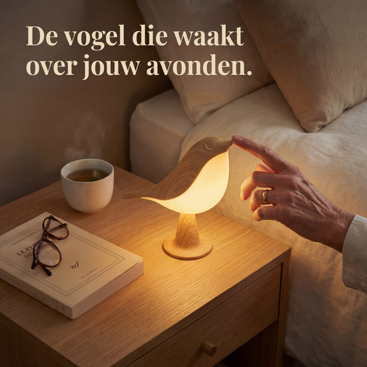 Lunara™ Houten Vogellamp | Creëer een warme, rustgevende sfeer in elke kamer