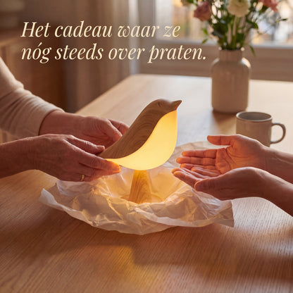 Lunara™ Houten Vogellamp | Creëer een warme, rustgevende sfeer in elke kamer